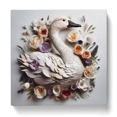 Goose Floral Art - Print