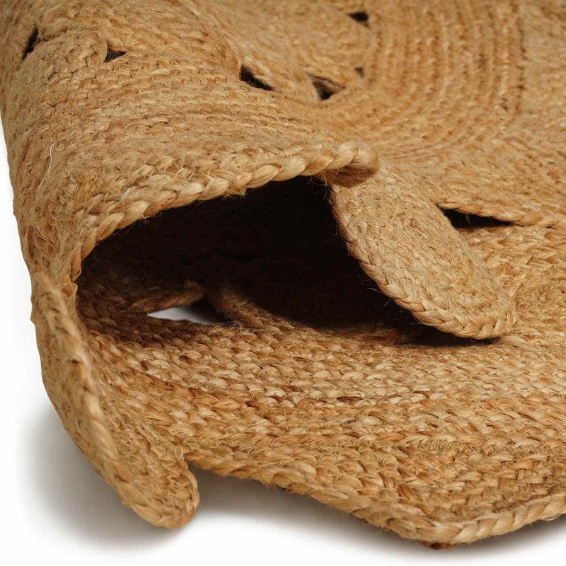 Round Solid Colour Standard Area Rug, Round 240 cm