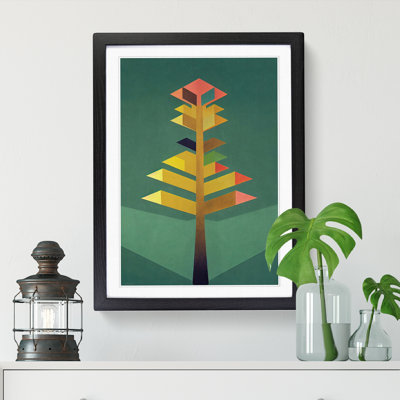 Tree Geometric - Single Picture Frame Print