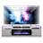 80" Electric Fireplace TV Stand , fits TVs Up to 90", Media Console with Electric Fireplace and Power Outlets, 12 Flame Colors，Large Storage Space-422289819-422289818