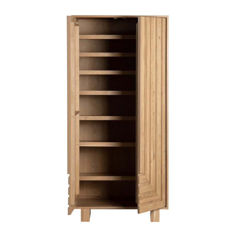 Arabella Two-Door Tall Shoe Cabinet