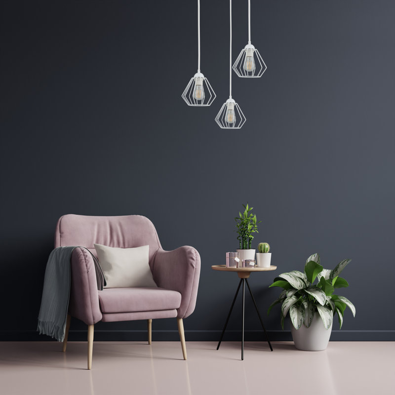 Diejuste 3 - Light Cluster Pendant, White