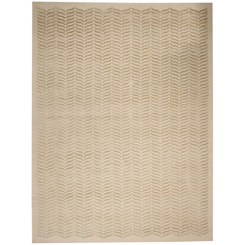 Tapis brun clair Rondo, Rectangle 8 pi 6 po x 11 pi 6 po