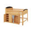 Lit mezzanine bas avec garde-robe, tablettes et armoire, lit mezzanine en bois massif avec rangement pour tête de lit et éclairage à DEL, cadre de lit maisonnette-1446712676-1446712666