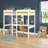 Uno Highsleeper with Integrated Desk and Shelving