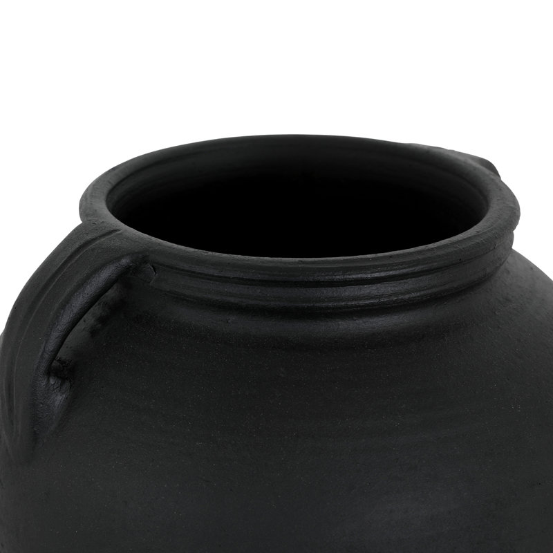 Jovi Vase Black Terracotta