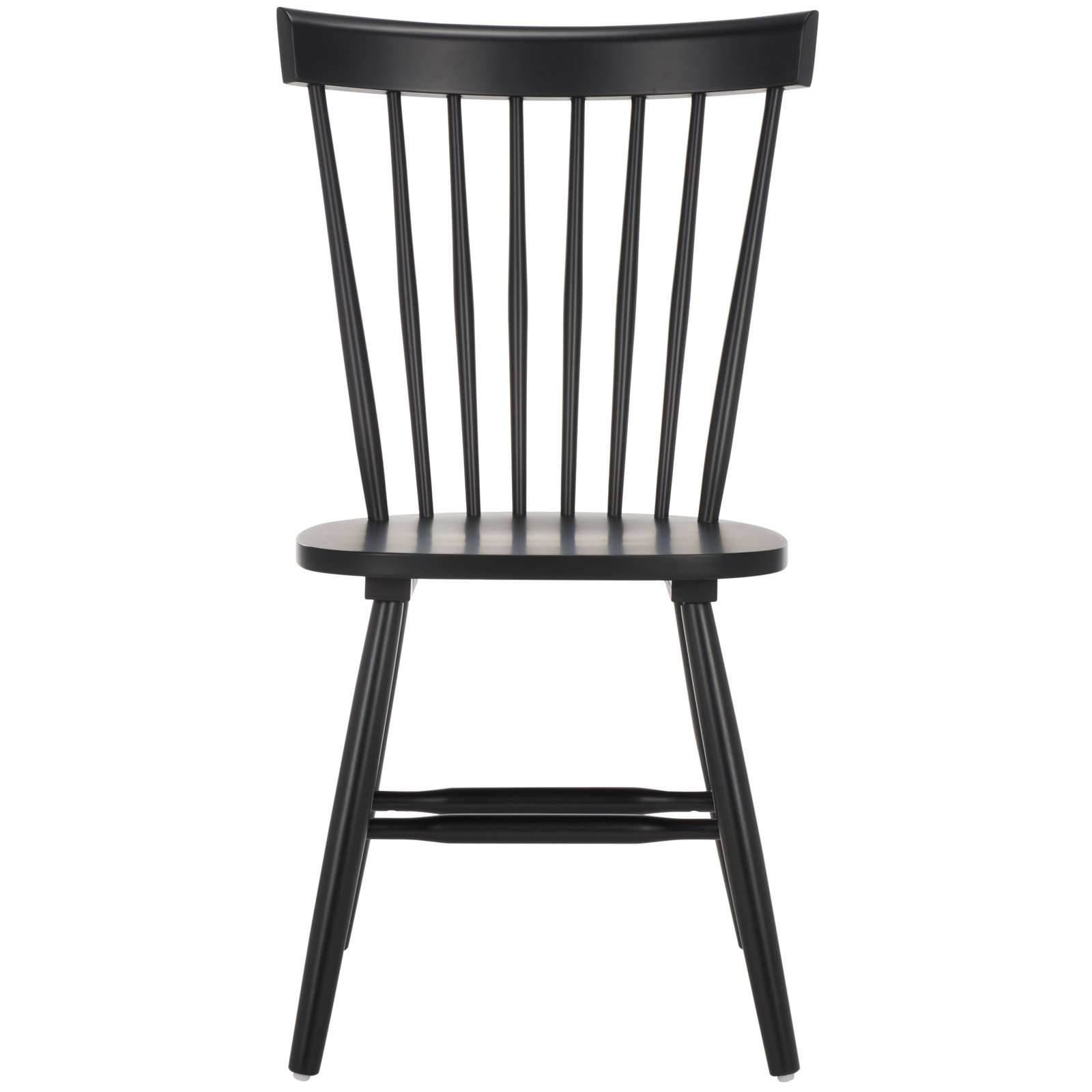Matanna Oak Side Chair, Matte Black