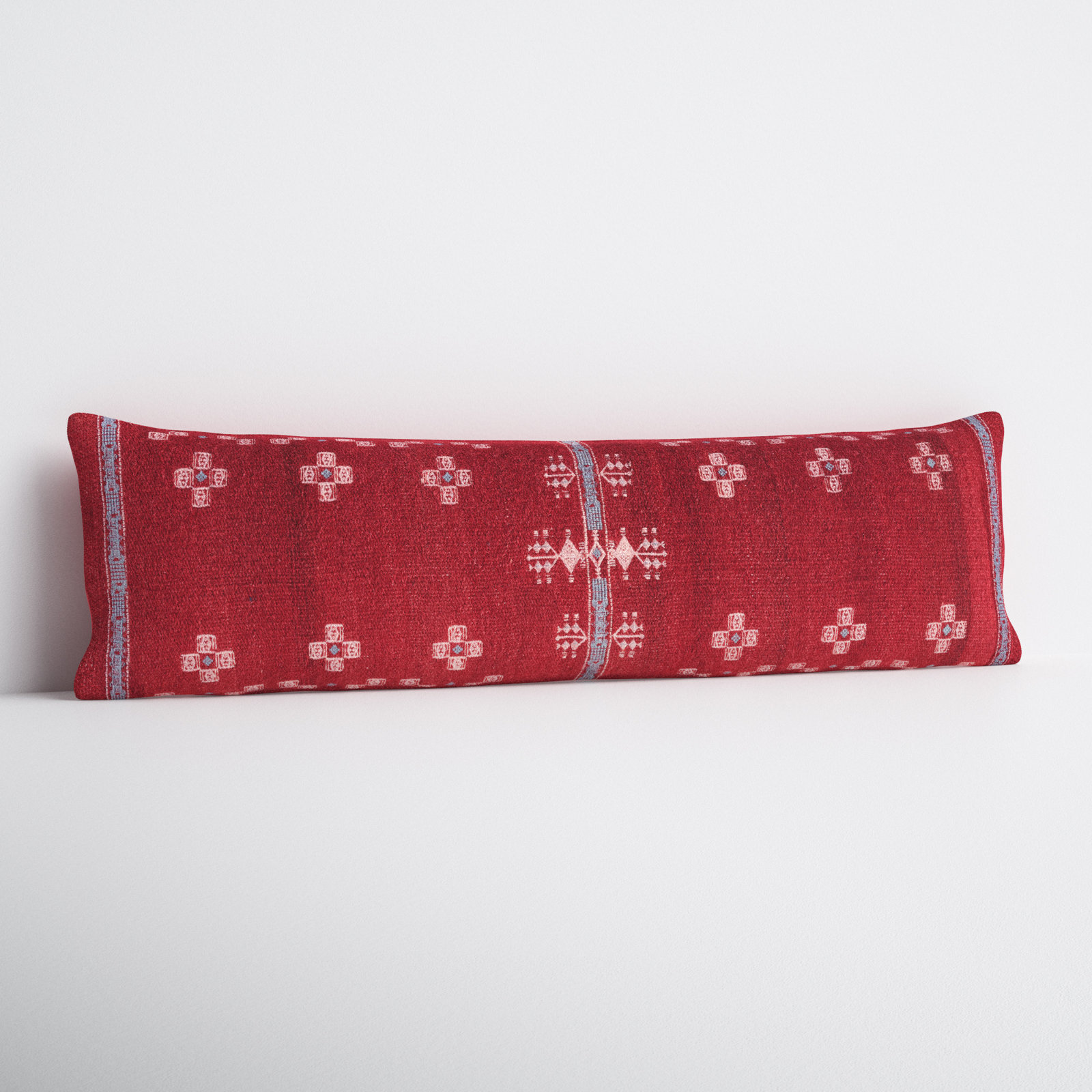 Ise 48" x 13" Wool Throw Pillow, Down