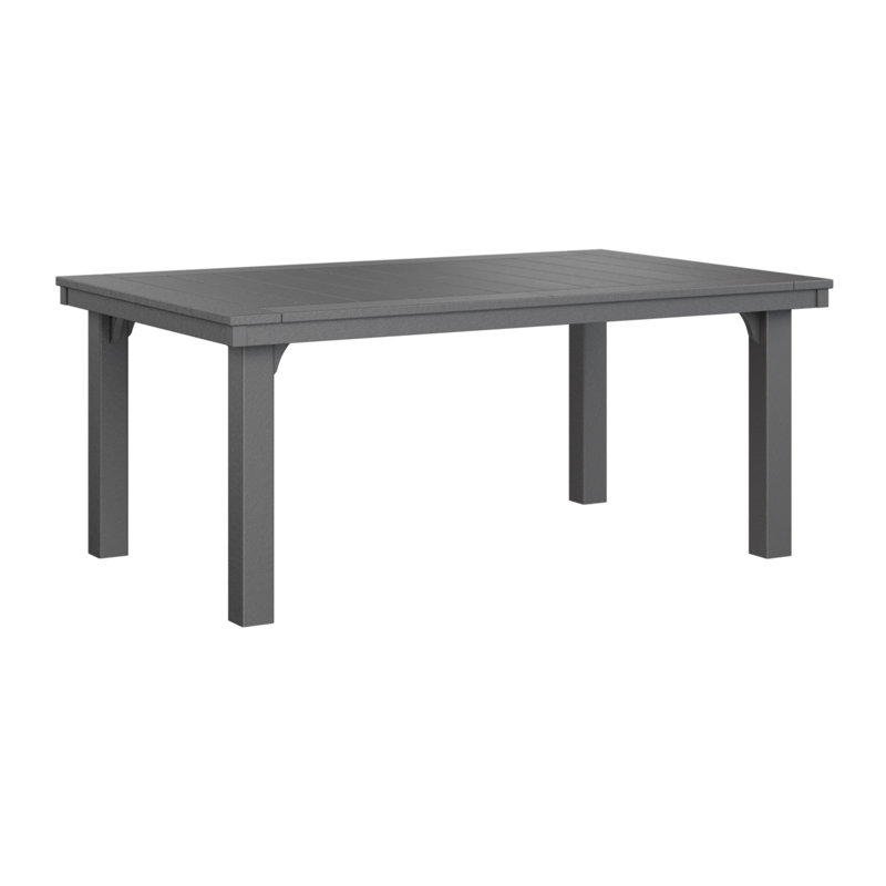 Berlin Gardens Homestead Rectangular Dining Table, Smoke Gray