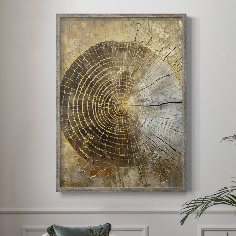 ABSTRACT Series CLxxix, reproduction encadrée - bois massif, H 15 po x l 12 po