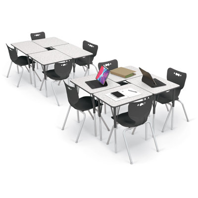 Essential Desk and Hierarchy Classroom Chair Package