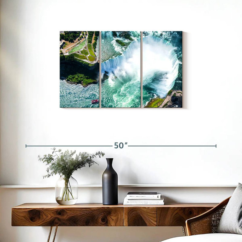 Alvord Niagara Falls From Above, 20" H x 33" W