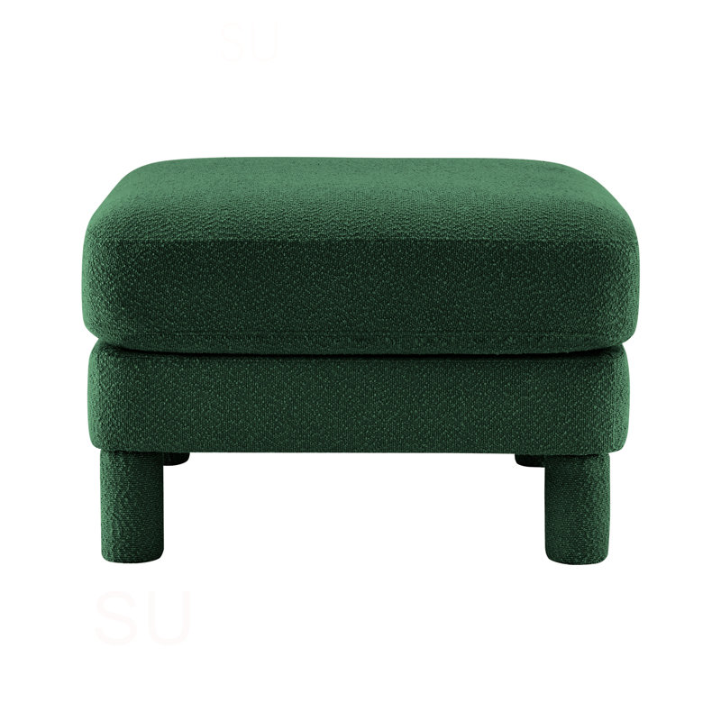 Lucas Ottoman Polyester, Boucle, Green