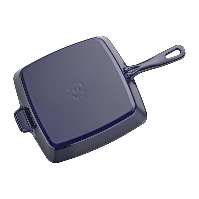 Staub Cast-Iron Double Burner Griddle Pan