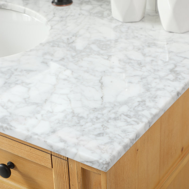 Ensemble de meuble-lavabo simple 42 po Rivers, Bois naturel