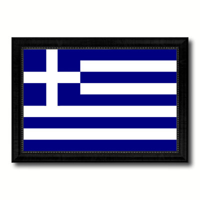 Greece Country Flag on Canvas