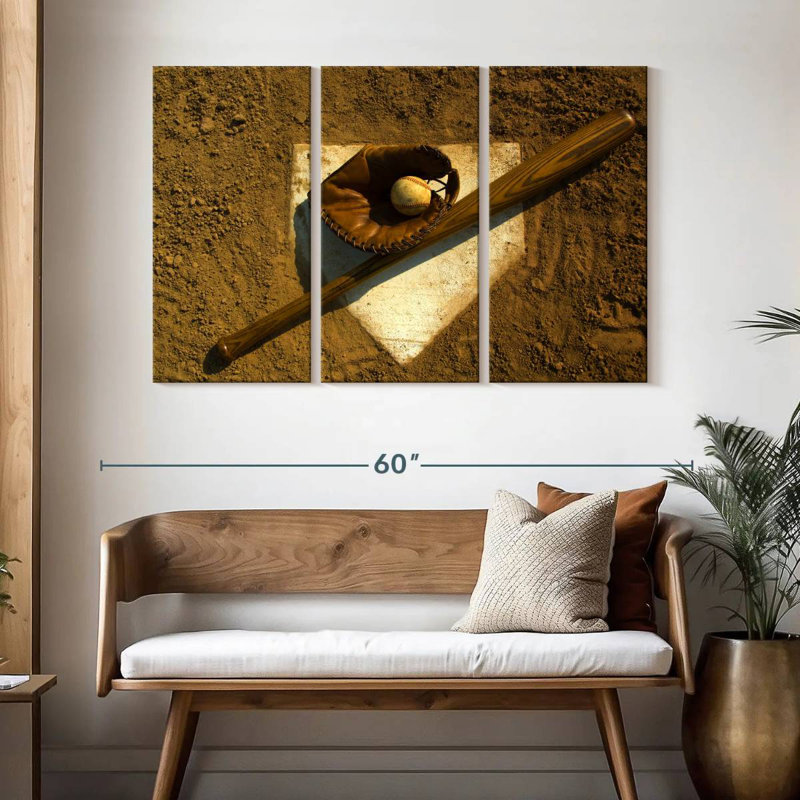 Sireci Baseball Play, 32" H x 50" W