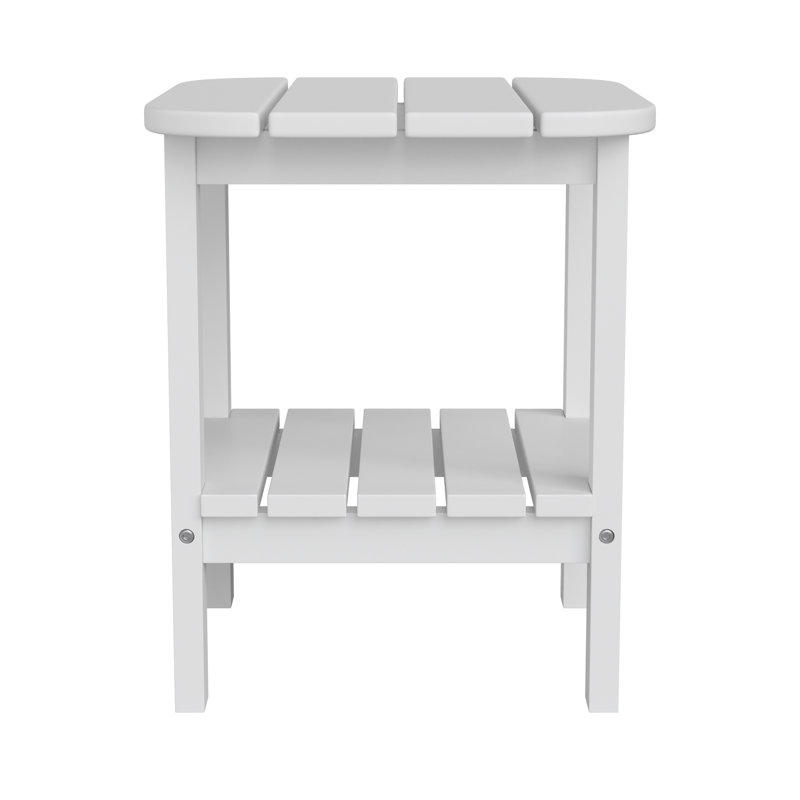 Table d'extérieur Collis 17 L x 17 W Collis, Blanc