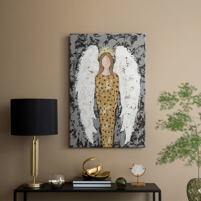 Angels Everyone III -Custom Wrapped Gallery Cavas, H 18 po x l 12 po