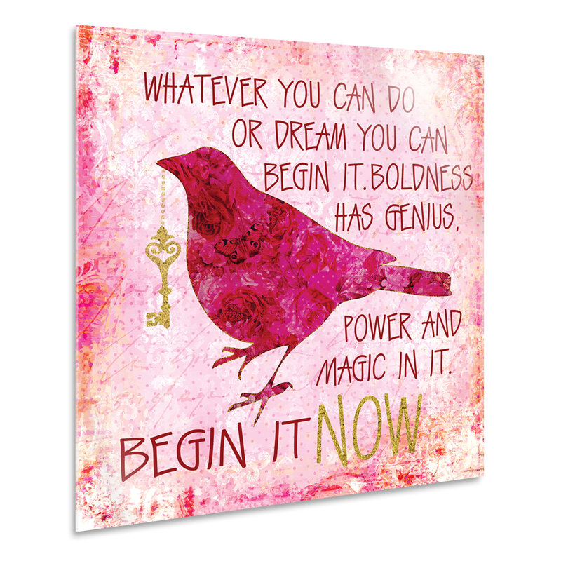 The Key to Motivation 1 Piece Wall Art, 65cm H x 65cm W