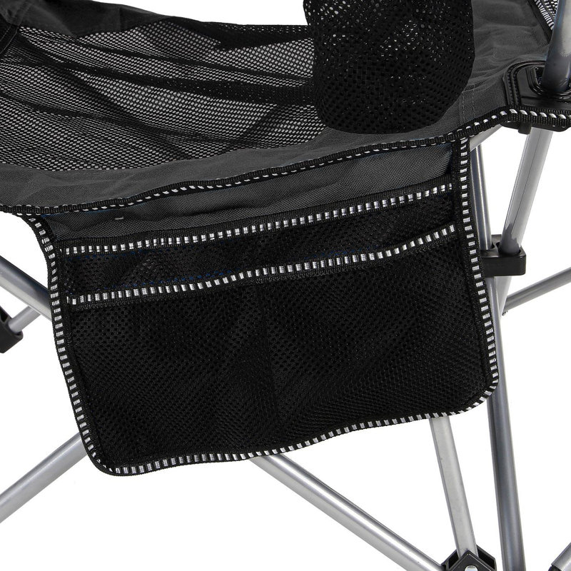 Adjustable Folding Recliner Camping Chair – Lightweight Portable Chair With Detachable Footrest, Headrest, Cupholder, And Pocket For Outdoor, Beach, And Garden