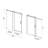 Frameless Soft-Closing Single Sliding Shower Door