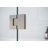 Halo 60 in. x 48 in. x 78 in. 90-degree Fully Frameless Glass Hinged Shower Enclosure-60572312