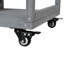 Chariot de barbecue extérieur avec plateau en acier inoxydable-124644476