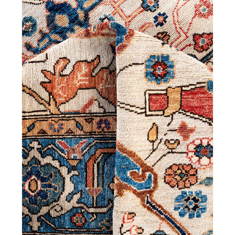 Serapi One-of-a-Kind 7' 11" X 9' 10" Hand Knotted Area Rug