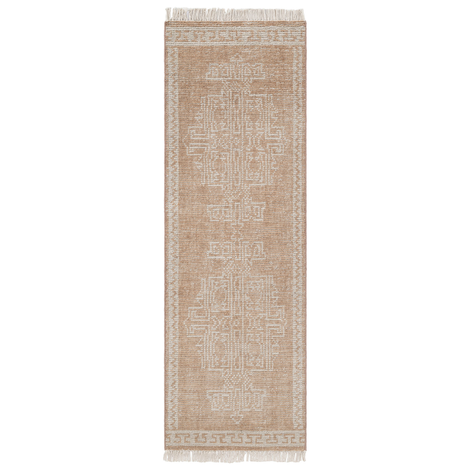 Mira Hand Knotted Wool Area Rug, Runner 2'6" x 8'