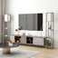 Floor Lamp with 3 Layers Wooden Shelves, Modern 160cm Standing Light Reading Lamp for Living Room-1073875169-1322887278