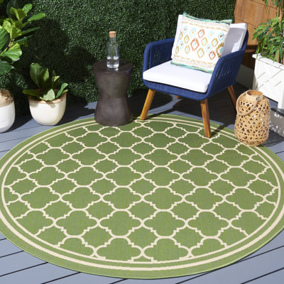 Tapis d'intérieur / extérieur à motif géométrique Herefordshire Performance