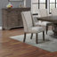 Chaises d'appoint traditionnelles 2Pc rembourrées