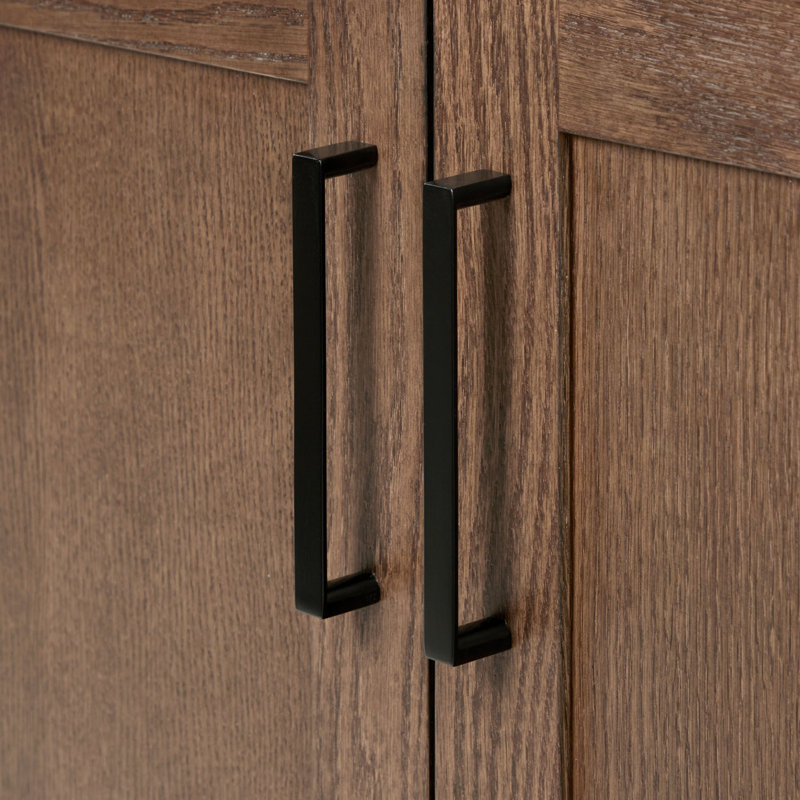 42" Single Bathroom Vanity Base only, Brown Oak