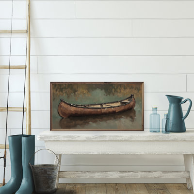 Old Canoe On The Water