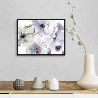 «Flowering Blue Hues II» par Victoria Brown, reproduction sur toile