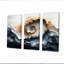 «Beige and Blue Water Forest of Elegance I», ensemble d'art mural spirales abstraites-107187056-107187061