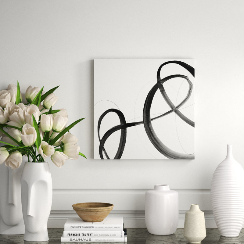 Heartbeat Note II Print by Barclay Butera, Glass Coat, 20" H x 20" W x 1.5" D