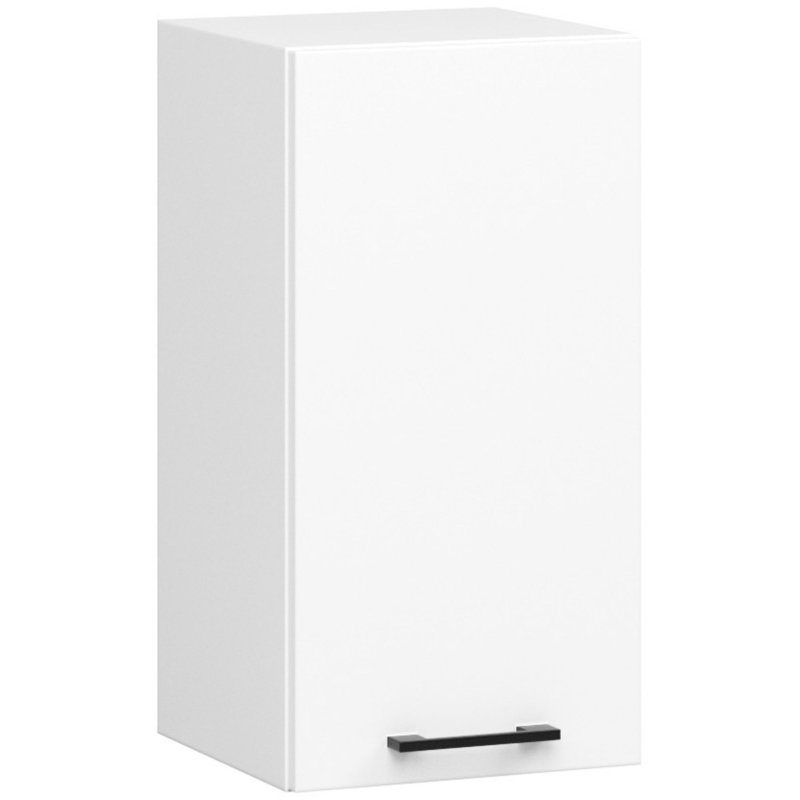 This kitchen wall cabinet is made of white, 58cm H x 40cm W x 30cm D