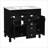 36'' Bathroom Vanity With Top Sink, Modern Bathroom Storage Cabinet With 2 Soft Closing Doors And 2 Drawers, Single Sink Bathroom Vanity-69376543