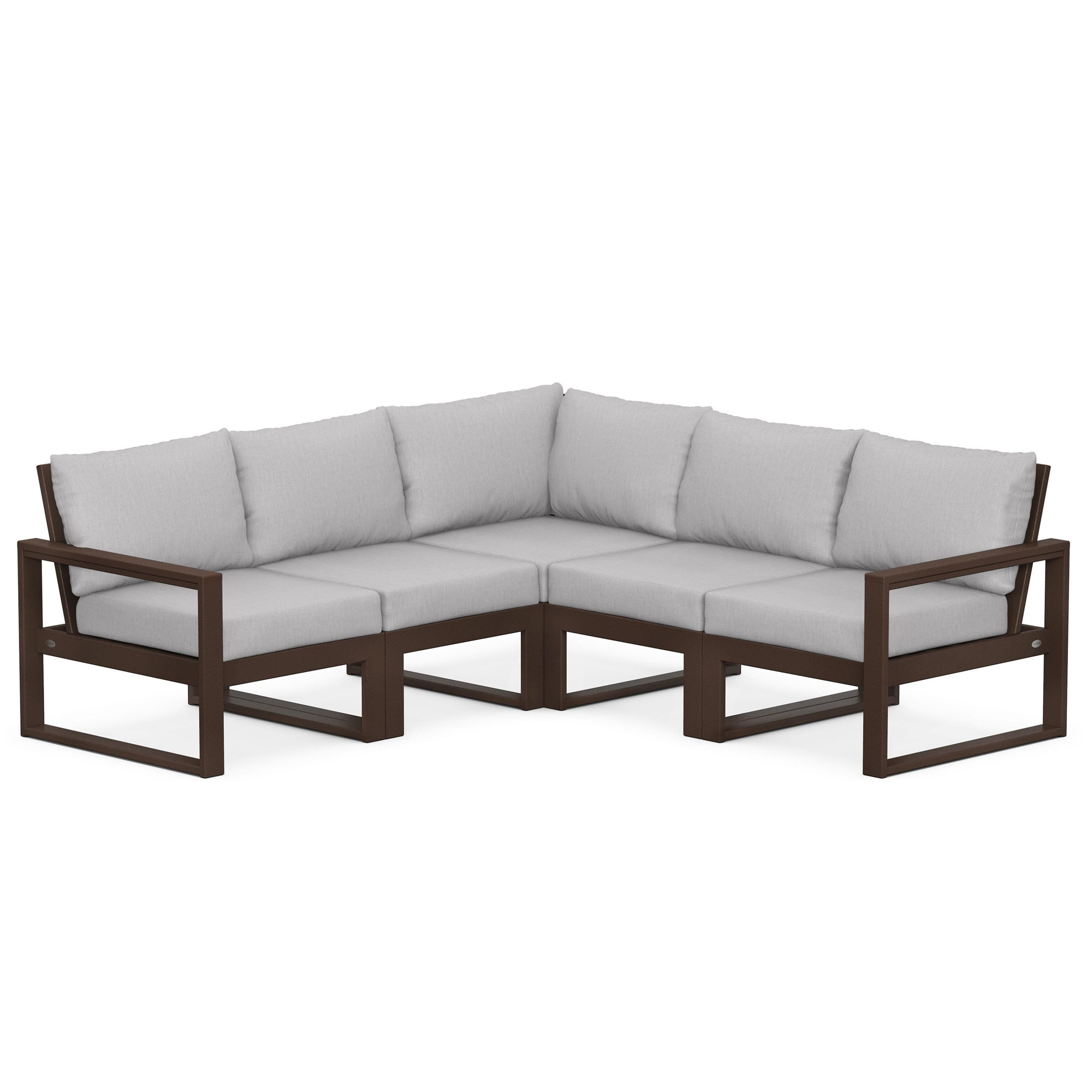 EDGE 5 - Person Seating Group with Cushions, Black, Navy