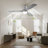 52 In. 3-Blade Wood Indoor Ceiling Fan with Light and Remote, Dimmable, Reversible DC Motor, Memory Function