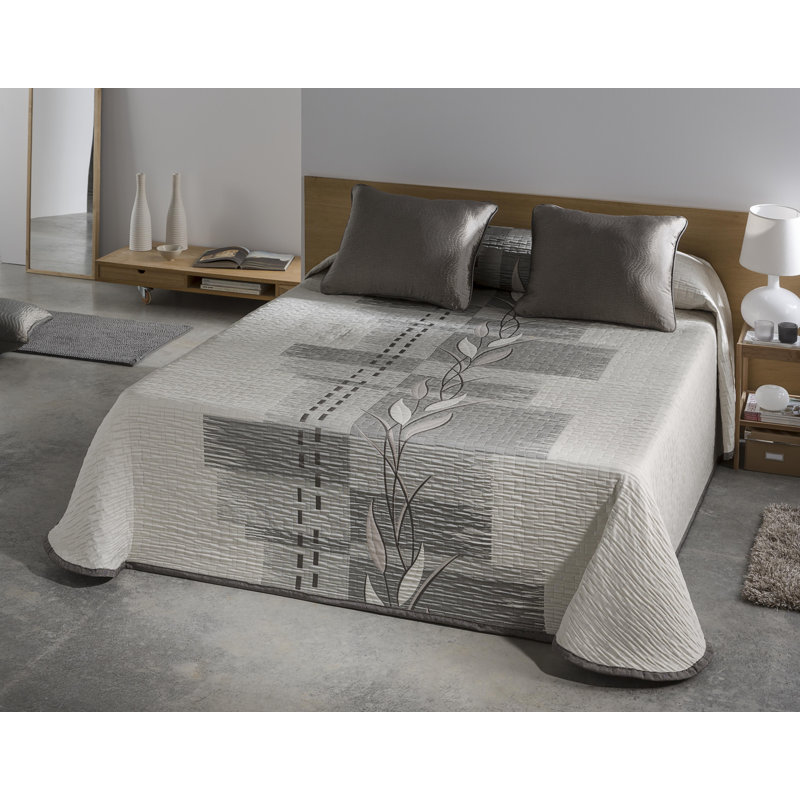Argirios No Pattern Bedspread, 250 x 270 cm, Purple