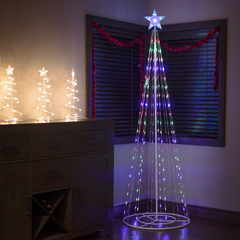 Figurine lumineuse arbre de Noël, H 48 po x l 20 po x P 20 po