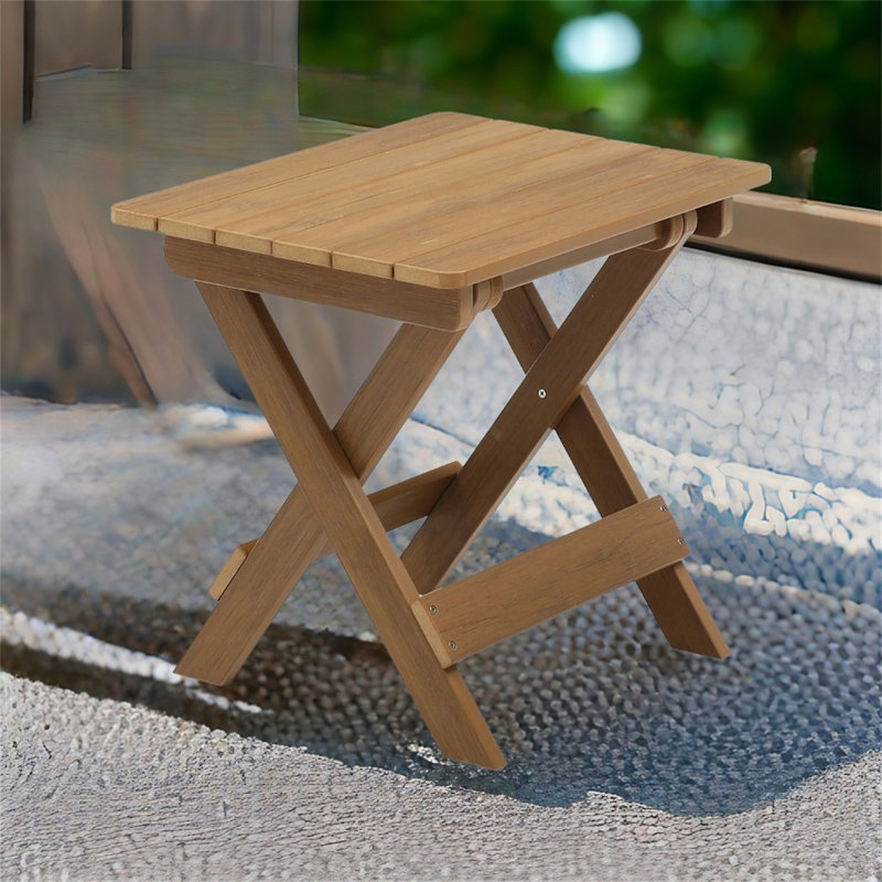 Ensemble de table de bar pliable, Teck
