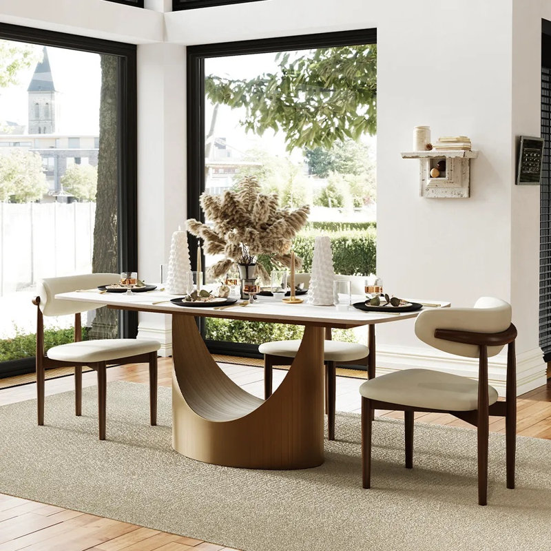 Table de salle à manger , L 62,99 po x l 35,43 po, Blanc lustré