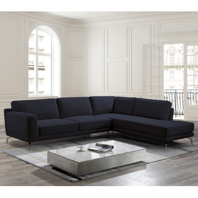 Aleeah 115" Wide Right Hand Facing Sofa & Chaise