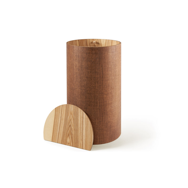 Wood Laundry Hamper, Cinnamon, 58cm H x 35cm W x 35cm D