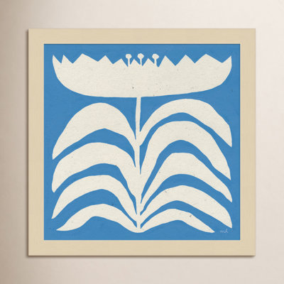 Delighted Floral II Blue Print
