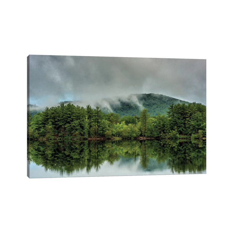 " Reflected Green " by David Gardiner, 18" H x 26" W x 1.5" D